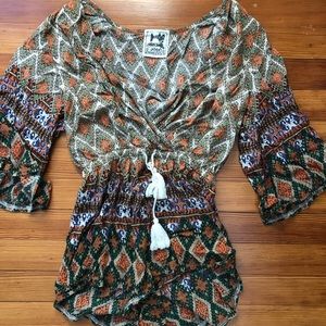 Dennys pattern romper